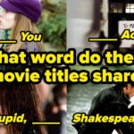 Movie Title Word Match Quiz