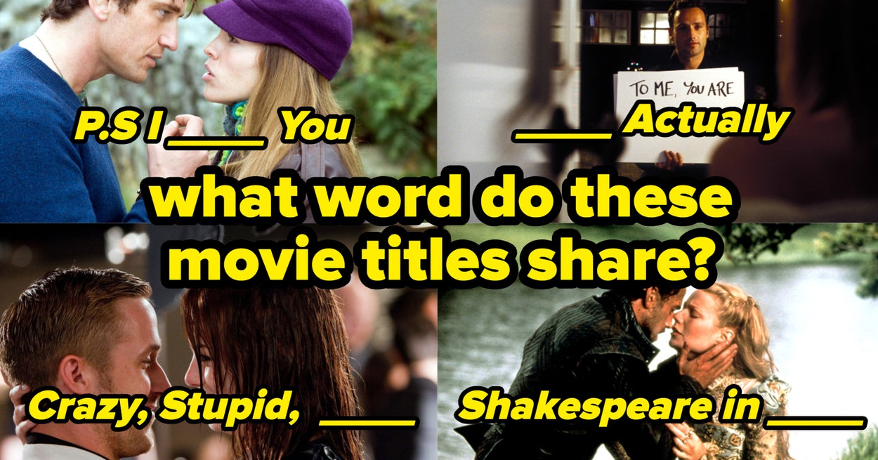 Movie Title Word Match Quiz