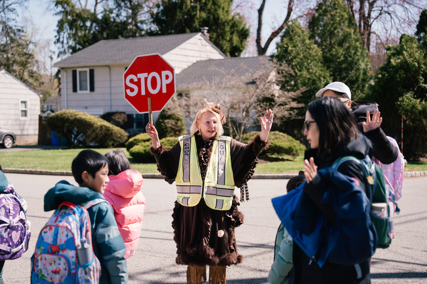 ‘Diva’ crossing guard who went viral in her 80s has remarkable past