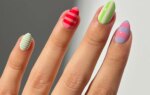 Striped Nail Designs Are the Cool-Girl Alternative to Polka-Dot Nails