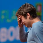 Tennis player Flavio Cobolli breaks down in tears in first top-10 win of career, 1 day after death of friend