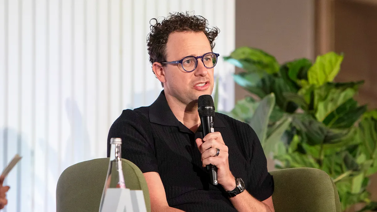 Dario Amodei speaking at Anthropic Builder Summit in Bengaluru India