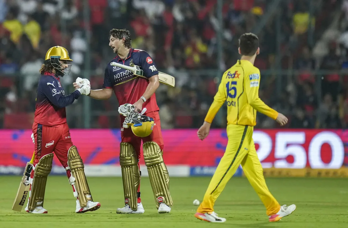 RCB run riot against CSK: Tim David carnage seals 43-run win