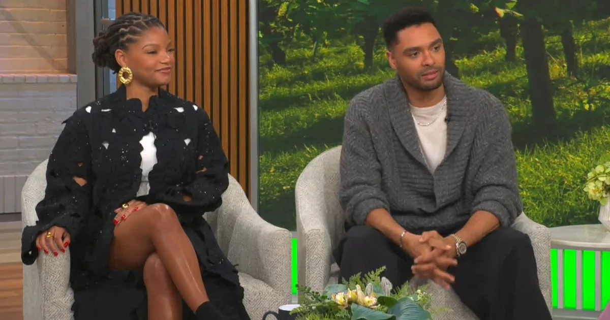 Halle Bailey and Regé-Jean Page talk new film "You, Me & Tuscany" and growth from past roles