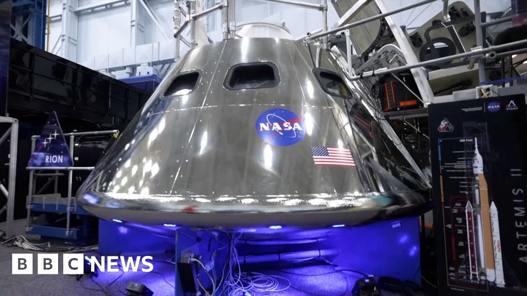 BBC tours Orion spacecraft model ahead of Artemis II return