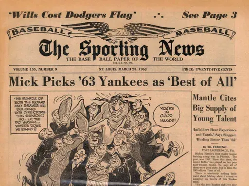 SN Archive (1963): Mickey Mantle names his favorite Yankees team of all-time