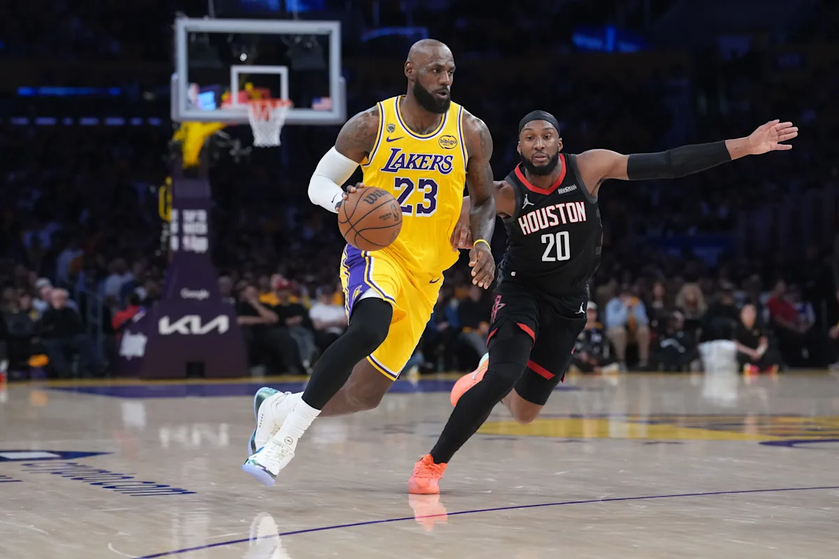 LeBron James on roundabout role he played in Lakers' Game 1 win