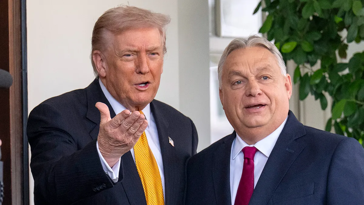 U.S. President Donald Trump and Hungarian Prime Minister Viktor Orban