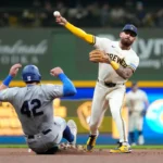 Brewers snap 6-game skid by beating Blue Jays 2-1 with bizarre rally in 8th