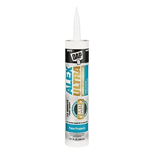 DAP Alex Ultra Advanced Latex Sealant, White, 10.1 Oz (7079818200)