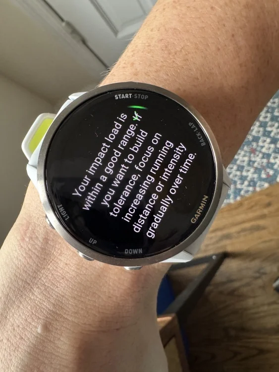 Garmin Forerunner 970 training readiness score.