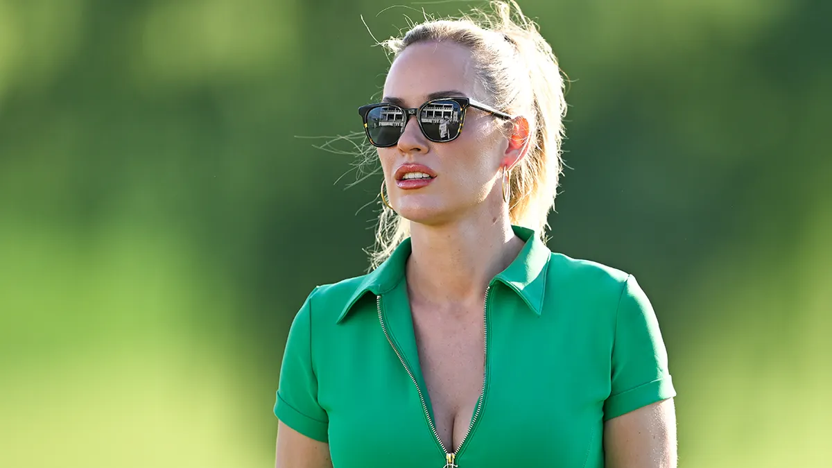 Paige Spiranac on course