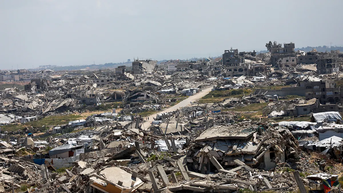 Destruction in Palestine