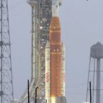 NASA begins fueling rocket to launch astronauts on the first lunar trip in half a century