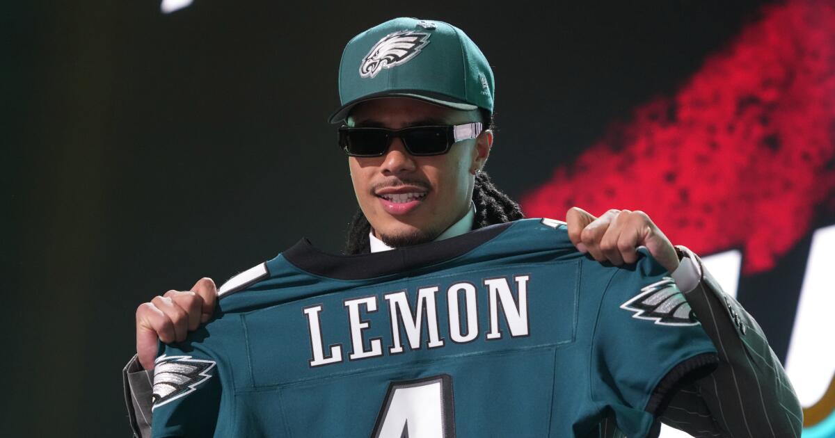 Ex-USC receiver Makai Lemon played phone tag with teams during draft