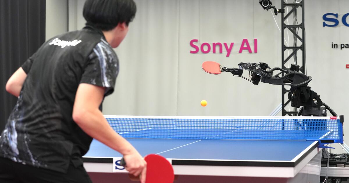 Is baseball next? Ping-pong robot beats elite humans in AI milestone