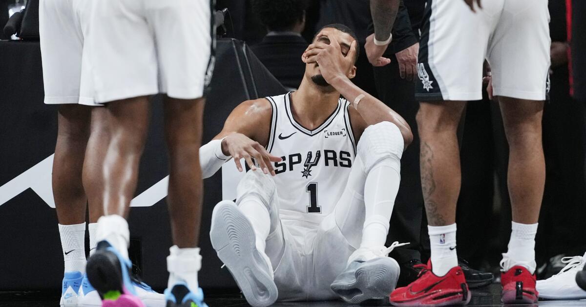 Wembanyama's concussion puts Spurs in peril the Lakers avoided