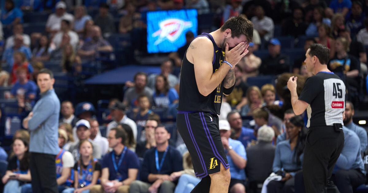 Luka Doncic hamstring injury to test Lakers' depth on eve of playoffs