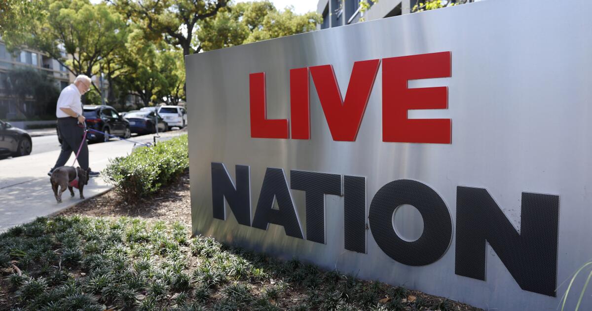 Former Live Nation executive says he was fired after raising 'financial misconduct' concerns