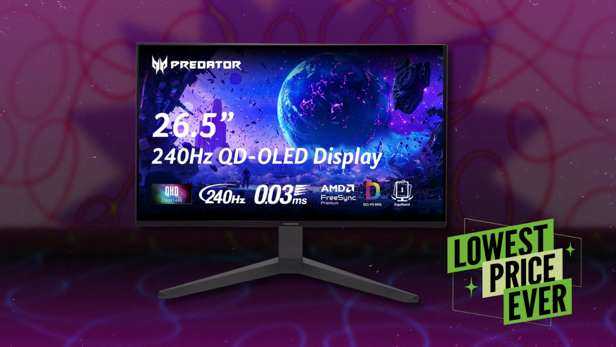 The Acer Predator X27U OLED Gaming Monitor Is 33% Off Right Now