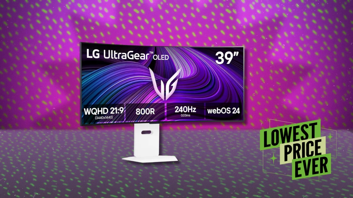 The LG UltraGear 39GX90SA-W Gaming Monitor Is $850 Off Right Now