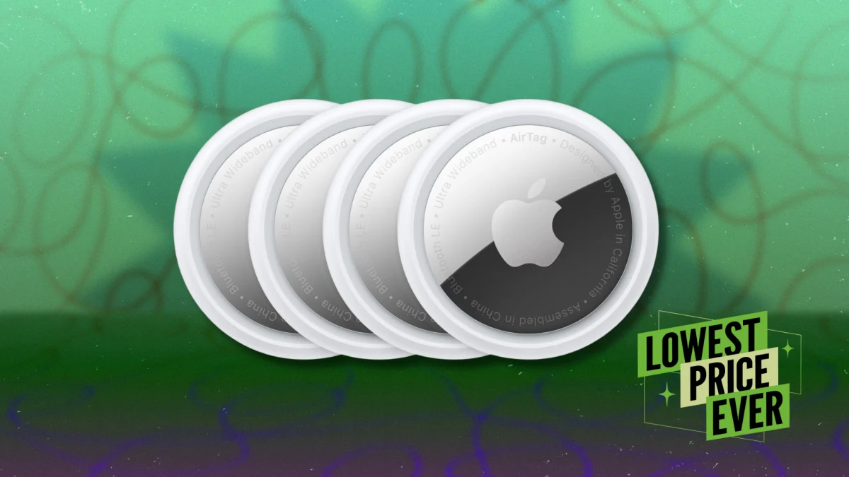 This Four-Pack of AirTags Is on Sale for $60