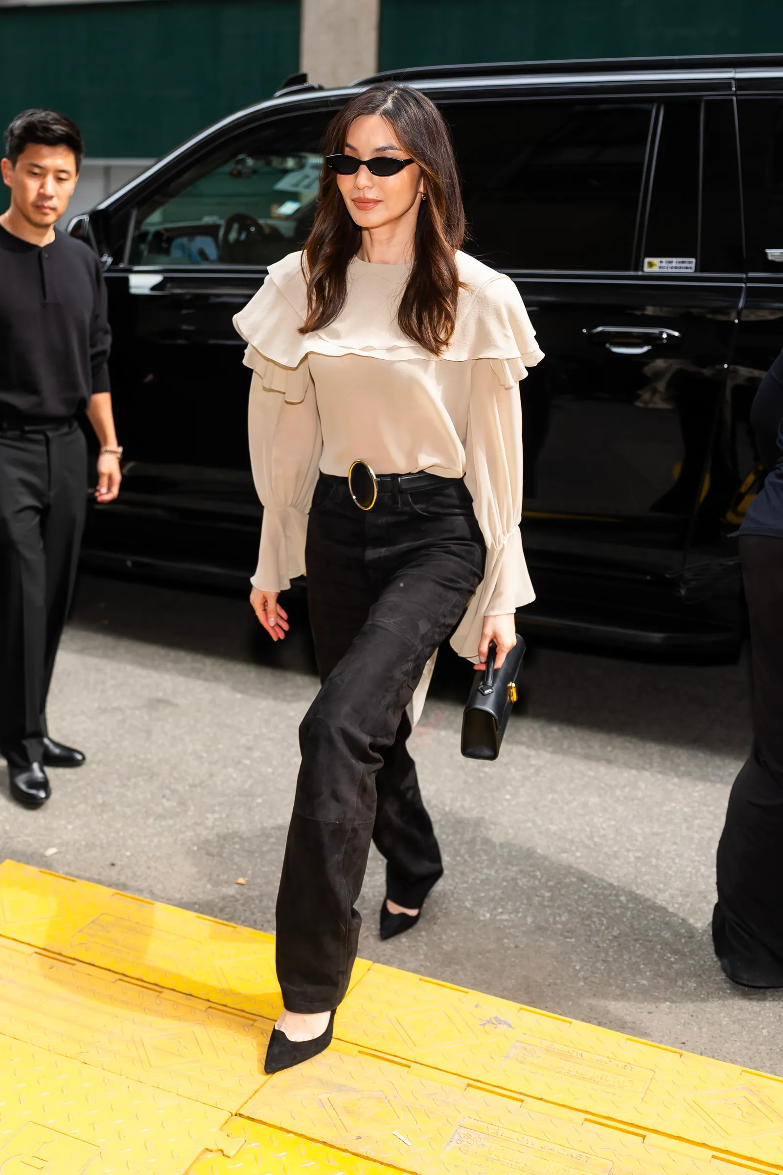 NEW YORK NEW YORK  MAY 11 Gemma Chan attends the NBCUniversal Upfront at Radio City Music Hall on May 11 2026 in New...
