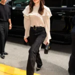 Gemma Chan Proves a ‘Bridgerton’-Worthy Romantic Blouse Can Work for the Office