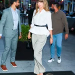 Taylor Swift's Peplum Top Look Is a Subtle Masterclass in Summer Office Styling