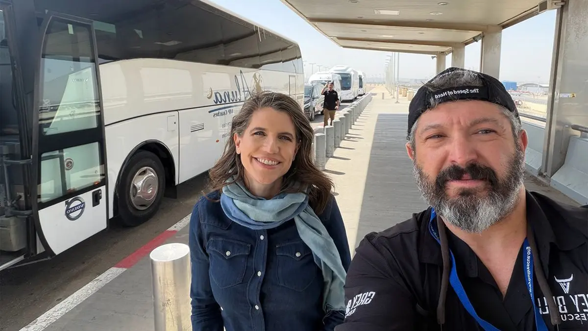 Nancy Mace, left, pictured alongside Grey Bull Founder Bryan Stern, right.