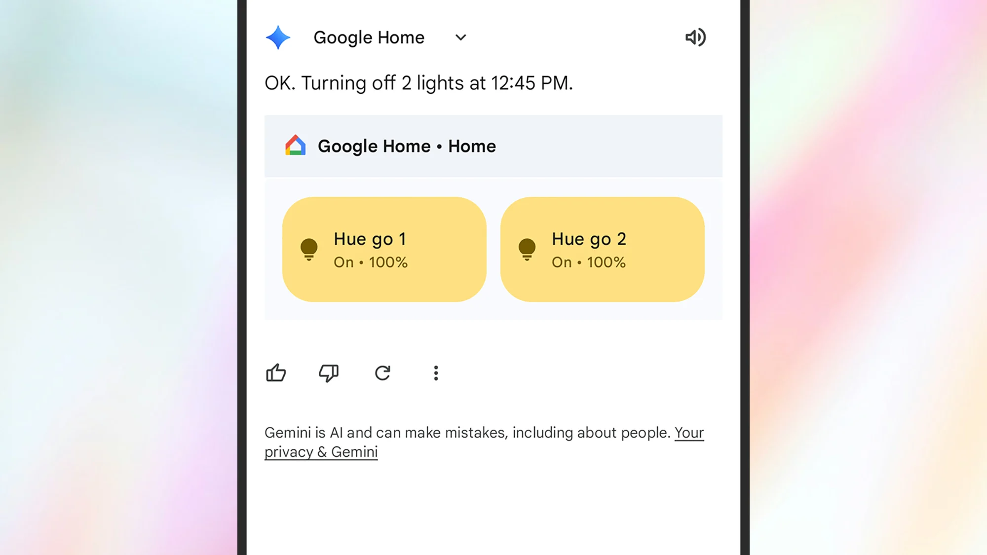 Google Home app