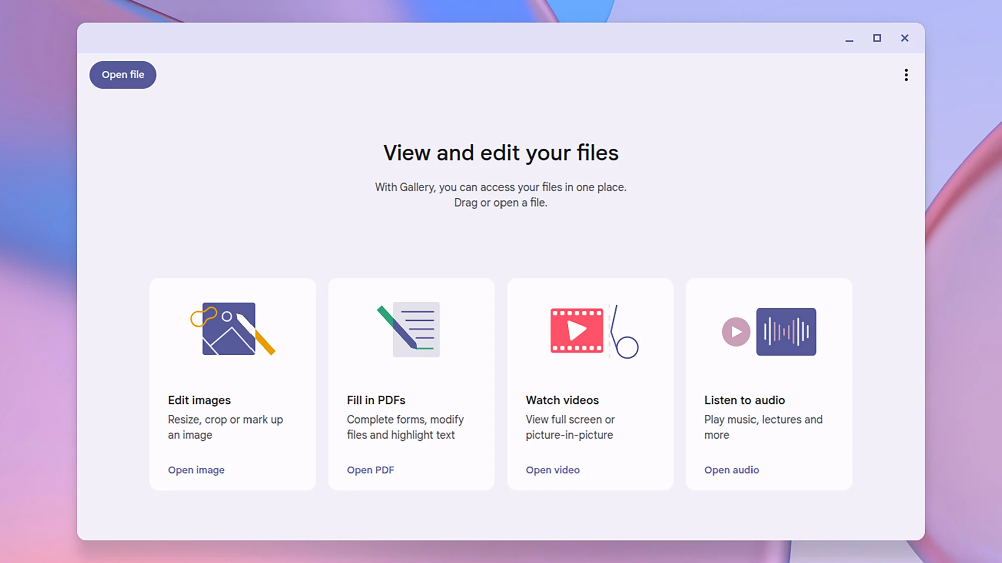ChromeOS Gallery app