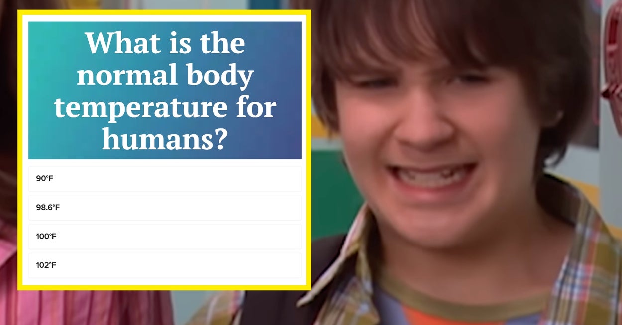 I Bet You Can't Get 10/12 On This Health Test Designed For Middle Schoolers